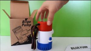 [Fast delivery]1100GPH 12V Electric Marine Submersible Bilge Sump Water Pump with Switch for Boat Automatic Control Switch Combination Set Bilge-Pump-12V