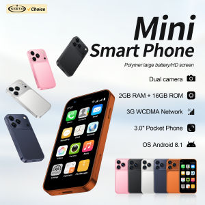 SERVO | 2026 SERVO 18SE MINI Small Smartphone 3G WCDMA Android OS Play Store 2GB+16GB WiFi Hotspot 2 SIM Standby 3.0" Mini Smart Phones