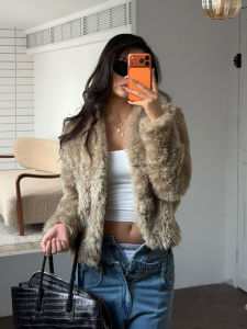 audwyn | Warm Brown Fur Jacket