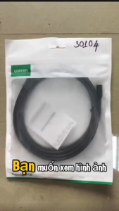 Cáp chuyển Micro HDMI sang HDMI Ugreen 30104 (dài 3M) Chính Hãng