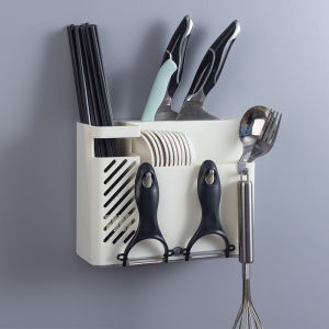 Wall-mounted Water-draining Chopsticks Holder
