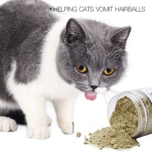 50ml Catnip for Cats Cat Treat Catnip Powder Hairball Cat Food Cat Treats For Cat Snack Cat Interactive Toy Cat Mint