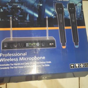 G135 nakata original mic karaoke sepasang mikrophone Wireless double microphone wireles pro suara au