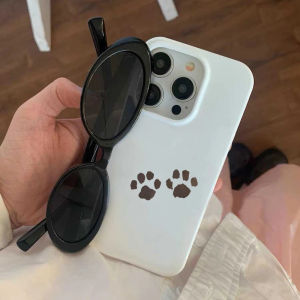 Simple Creative Dog Paw Print Silicone Jelly Shockproof Phone Case for  14 15 11 12 pro Max XS XR 7P Soft Protective Cover