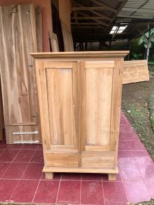 LEMARI ANAK KAYU JATI PESANAN BPK WILLEM