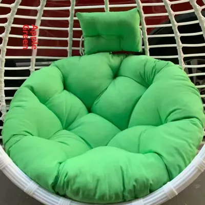 Thickened Single Person Swing Chair Cushion Bedroom Cradle Swing Lounger Removable And Washable Chair Pad Hanging Blue Pillow Chair Pad