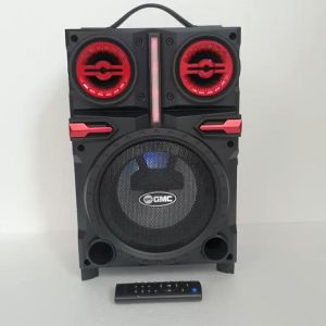 Speaker GMC 897Q Bluetooth Portable 6.5 inch Pairing free Mic Wireless - Speaker Portable GMC 897Q Bluetooth Karaoke Radio Extra Power + Mic Wireless - Speaker Bluetooth MP3 GMC 897Q / 897P 6.5" Bonus Mic Remote FM Radio USB Memory Card AUX ~TFA