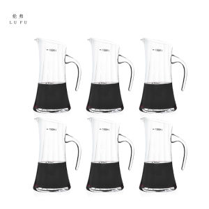 New High Aesthetic Crystal Glass Wine Pourer Home Luxury Small Size Red Wine Pouring Bottle Restaurant Dining Utensils