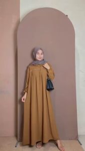 Gamis Busui Model Baru 2025 Premium Kombinasi Payet Swarovski Premium Bahan Adem