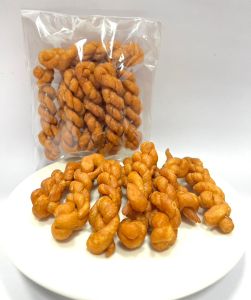 ขนมเกลียวเค็ม ทำสดใหม่ทุกวัน กรอบอร่อย 1ห่อน้ำหนัก50กรัม