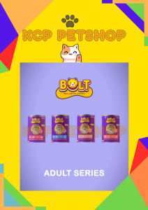 Bolt Kaleng Wet Food Tuna And Sardines Makanan Kucing Basah Cat Food Bolt 400 gr