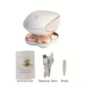 Womens Four Knife Head Rechargeable Shaver Electric Rotary Shaver Mini Portable Painless Full Body Electric Hair Removal