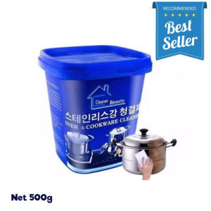 Krim Pembersih Kerak Karat Panci / Besi 500gram / Korean Cleaner / PEMBERSIH Penggorengan / Pembersih Panci Dan Piring