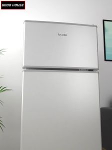 Tủ Lạnh 2 Cánh110L Tủ Lạnh Làm Đá lạnh Cực Nhanh Siêu Nhỏ Gọn Tiết Kiệm Điện 0.33kw/24h