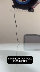 Terminal Kabel Box Roll + Switch 15 / 10 Meter 4 Lubang Terminal Asli Kuningan Material Tembaga