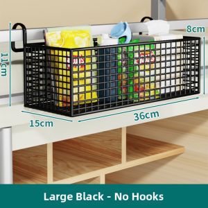 MINGZHIYIFAN | Dorm Bedside Hanging Basket Storage Organizer