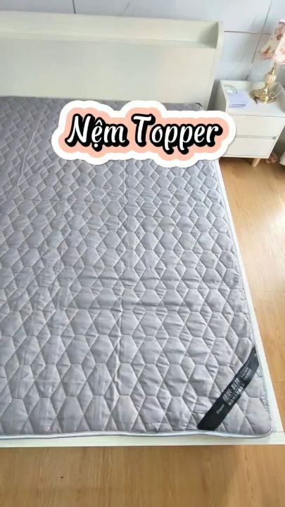 [GIÁ KHO]Nệm Topper thảo dược ĐÔNG NAM Á êm ái, độ dày vừa phải, gấp ...