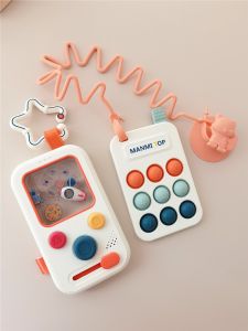 Baby Mobile Phone Press Bubble Decompression Toy Exercise Small Hand Space Water Machine Toddler Toy