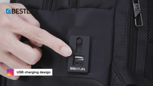 BestLife 31L C-Plus 20 Backpack | Fit for 15.6" Laptop | Water Repellent Fabric | USB and Type C connectors for Charging