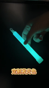 6 Inch Glow Stick Neon Stick With Hook Outdoor Emergency Light Party Concert Fluorescent Lightning Safety Hiking Camping