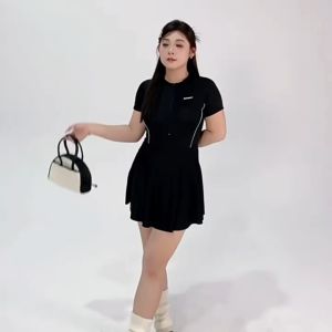 🌺NEW🌺ชุดว่ายน้ําผู้หญิง 50-80KG ชุดว่ายน้ำคนอ้วน แห้งเร็ว ผ้าดี ชุดว่ายน้ำวันพีช สาวอวบ