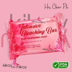 HER CHOICE INTENSIVE BLEACHING BAR SOAP (120grams) whitening skincare