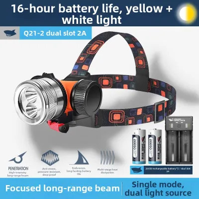 SMILING SHARK | Waterproof Bright Night Dive Headlamp