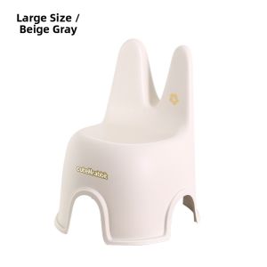 Cute Rabbit Childrens Plastic Backrest Chair