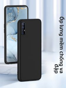 HENYOU | Ốp lưng điện thoại silicon mờ chống rơi cho Oppo Reno3 Pro Vỏ mềm bảo vệ toàn bộ ống kính dành cho nam và nữ mẫu mới