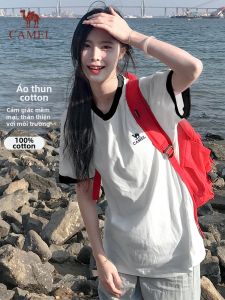 CAMEL | Áo Thun Cotton Làm Mát Chống Khuẩn Thông Khí Cấp 3A