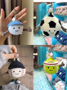 Popular JC Charms—Golf Baseball Soccer Tennis All Kinds of Styles—Keychains for Bags or Cars Wholesale Orders Supported