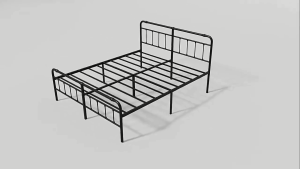 Bed Frame Thickened Metal Bed Frame High Load-Bearing Apartment Iron Bedstead Luxury Iron Bed Single and Double Size