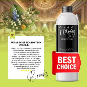 Brooks Holiday Inn Hotel Scents Water Based Concentrated Water Soluble Humidifier
