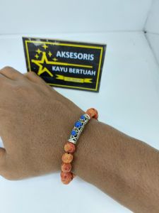 Gelang batu read koral marjan asli natural