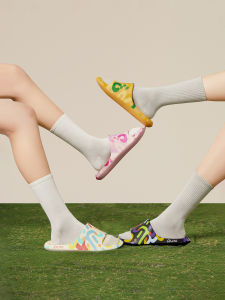 PUXI | Fashion Geometry Graffiti Slipper Summer Indoor Bathroom Slip Resistant