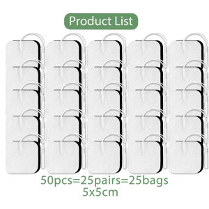 10/20/50/100PCS TENS Electrode Pads For Acupuncture Physiotherapy Massager Electrodes Patch Pulse EMS Muscle Stimulator Sticker