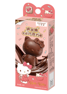 HelloKitty Joint Name Jumping Sugar Chocolate Bar Childrens New Year Valentines Day Gift Cartoon Character Shaped Milk Chocolate
