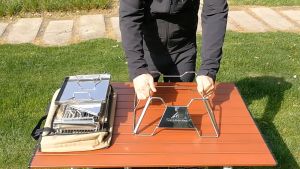 ถูกที่สุดในไทย ชัว! เตาปิ้งย่าง  สแตนเลส รุ่นยอดฮิต! เตาปิ้งพกพา เตาย่าง เตาพับเก็บได้ เตาตั้งแคมป์ เดินป่า ตั้งแคมป์เตาย่าง สแตนเลส แค้มป์ แค้มป์ปิ้ง กลางแจ้งมินิพับเหล็ก