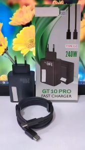 Charger PD INFNIX GT 10 PRO 240W Full Black Type C To C Support Fast Charging