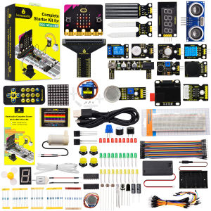 Bộ Kit Khởi Đầu Keyestudio Microbit V2 Hoàn Chỉnh 48 Dự Án Hướng Dẫn Lập Trình Makecode Bộ Kit Điện Tử Tự Làm Cho BBC Micro Bit