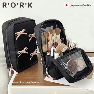 RORK | Magnetic Large Capacity Cosmetic Bag Portable with Organized Compartments