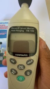 TENMARS TM-102 เครื่องวัดระดับเสียง วัดความดัง dB meter Sound Level meter มือสอง ใช้งานได้ดี