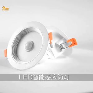 Lampu Sorot ZHENGHAO LED Plafon Downlight Sensor PIR Cool White 6000K - ZG45
