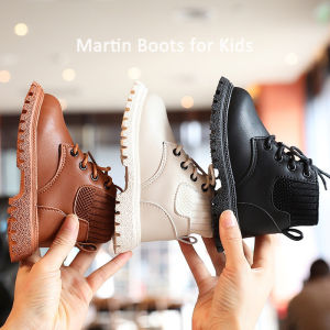 SENMA Boots For Kids Girls Black Shoes Korean Style Kids Shoes Fashion Baby Boots Rubber Shoes 1 to 6 Years Old