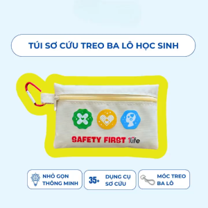 Túi Sơ Cứu Mini Cho Bé – 35+ Dụng Cụ Túi Chống Nước Treo Ba Lô Du Lịch Gia Đình Đã Kiểm Duyệt