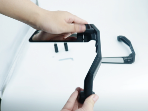 Universal multi-functional motorcycle handguard with rearview mirror made of CNC aluminum alloy