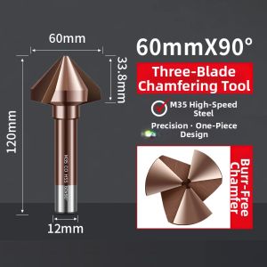 SONGQI | Cobalt Single-Edge Triple-Edge Stainless Steel Alloy Chamfering Tool Deburring