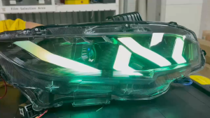Honda Civic Type R 2016 to 2021 RGB Headlight Assembly / Head light / Headlamp Thailand Made ( car accessories ) YE-229