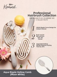 KRRAMEL | Birthday Gift Hollow Fluffy High Scalp Comb