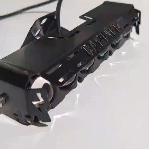 New Motorcycle LED Spot Light 5LED 6LED Small Steel Cannon Dual Color Light Five Eyes Six Eyes Lens